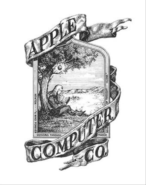 Logo thời sơ khai của Apple Computers
