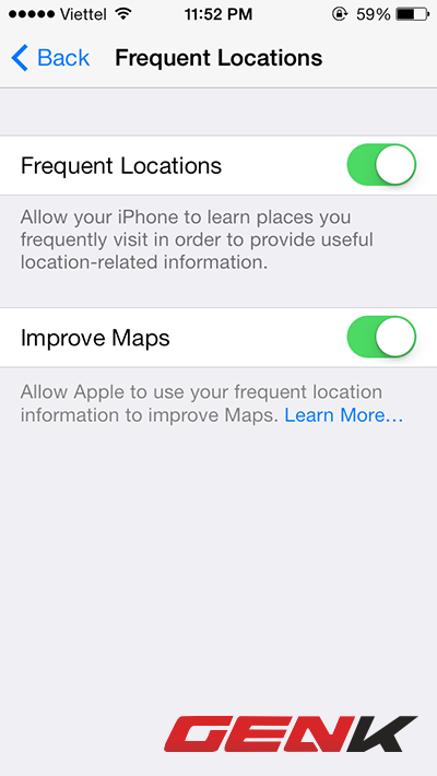 Trốn người yêu đi ăn &quot;phở&quot; có thể bị phát hiện nếu sử dụng iOS 7