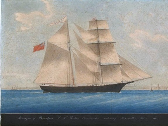 tàu thương gia hai cột buồm của Mỹ Mary Celeste