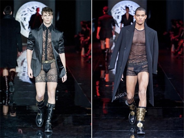 Hoảng hốt với bodysuit dạng lưới cho nam giới của Versace 6
